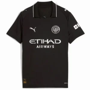 Manchester City Camiseta 2025 2026 Segunda Negra - Camiseta Manchester City | 7camisetas