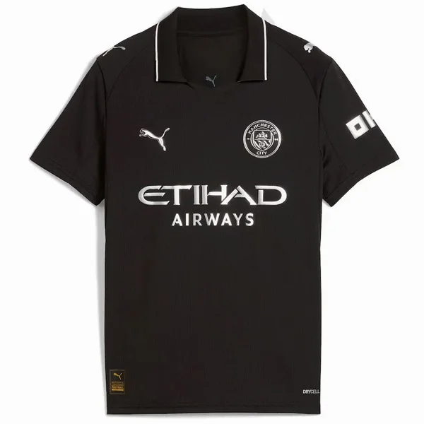 Tailandia Segunda Camiseta Manchester City 2025 2026 Negro Manchester City Camiseta 2025 2026 Segunda Negra - Camiseta Manchester City | 7camisetas