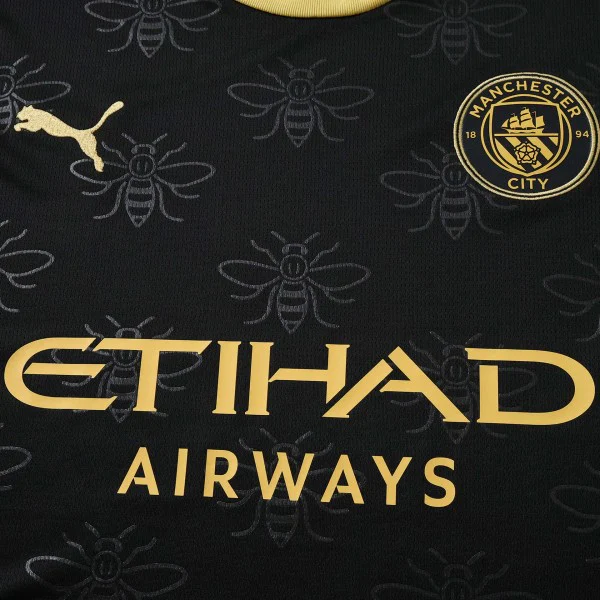 Manchester City Camiseta 2026 2027 Segunda Negra - Camiseta Manchester City | 7camisetas
