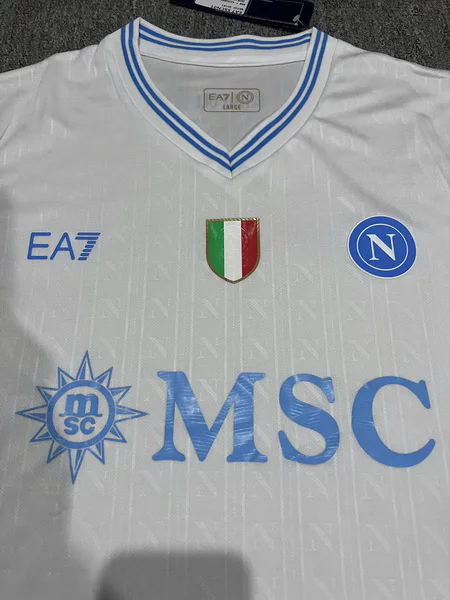 SSC Napoli Camiseta 2025 2026 Segunda Blanca - Camiseta Serie A SSC Napoli | 7camisetas