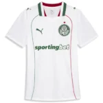 SE Palmeiras Camiseta 2026 2027 Segunda Blanca - Camiseta Kidsuper X Se Palmeiras Graphic Masculina | 7camisetas