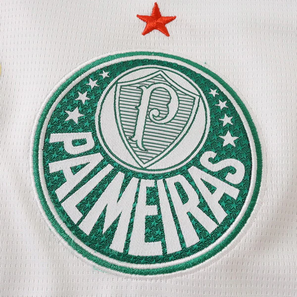 SE Palmeiras Camiseta 2026 2027 Segunda Blanca - Camiseta Kidsuper X Se Palmeiras Graphic Masculina | 7camisetas