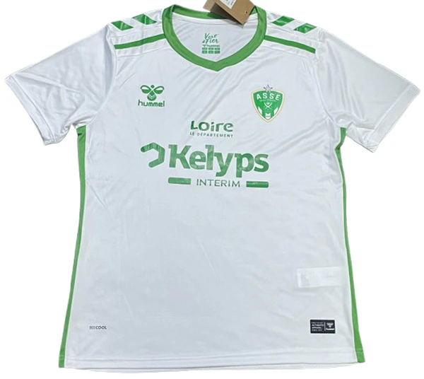 AS Saint-Étienne Camiseta 2024 2025 Segunda Blanca - Camiseta Saint Etienne | 7camisetas