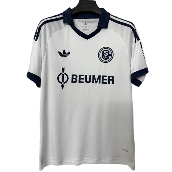 Schalke 04 Camiseta 2026 2027 Segunda Blanca - Camiseta Bundesliga Schalke 04 | 7camisetas