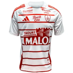 Stade Brestois Camiseta 2024 2025 Segunda Blanca - Camiseta Stade Brestois | 7camisetas