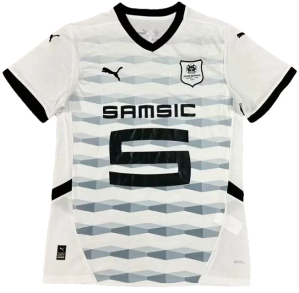 Stade Rennais Camiseta 2024 2025 Segunda Blanca - Camiseta Stade Rennais | 7camisetas