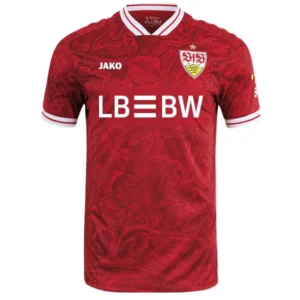 VfB Stuttgart Camiseta 2025 2026 Segunda Roja - Camiseta Vfb Stuttgart | 7camisetas