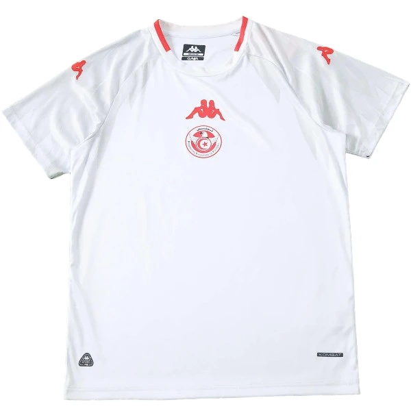 Tailandia Segunda Camiseta Túnez 2026 Blanco Rojo Túnez Camiseta 2026 Segunda Blanca - Camiseta Túnez Mundial 2026 | 7camisetas
