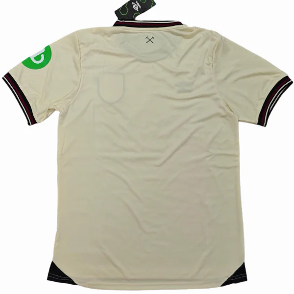 West Ham United Camiseta 2025 2026 Segunda Amarilla - Camiseta West Ham United | 7camisetas