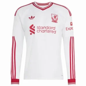 Liverpool Camiseta 2026 2027 Segunda Blanca - Camiseta Liverpool | 7camisetas