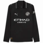 Manchester City Camiseta 2025 2026 Segunda Negra - Camiseta Manchester City | 7camisetas