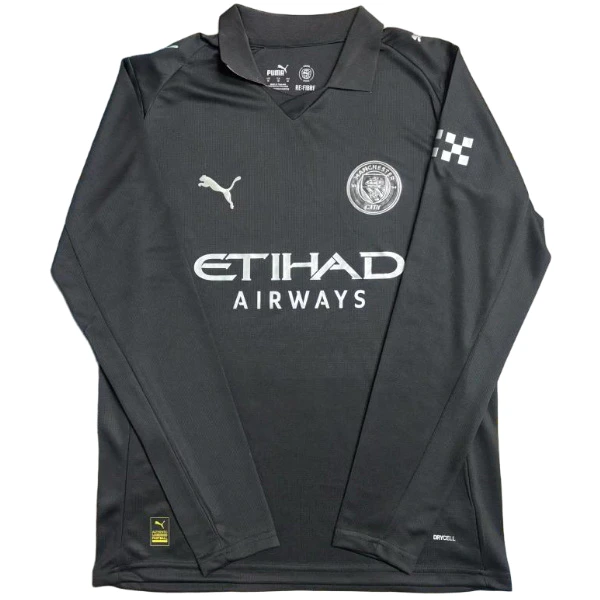 Manchester City Camiseta 2025 2026 Segunda Negra - Camiseta Manchester City | 7camisetas