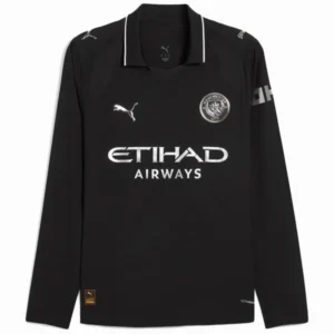 Manchester City Camiseta 2025 2026 Segunda Negra - Camiseta Manchester City | 7camisetas