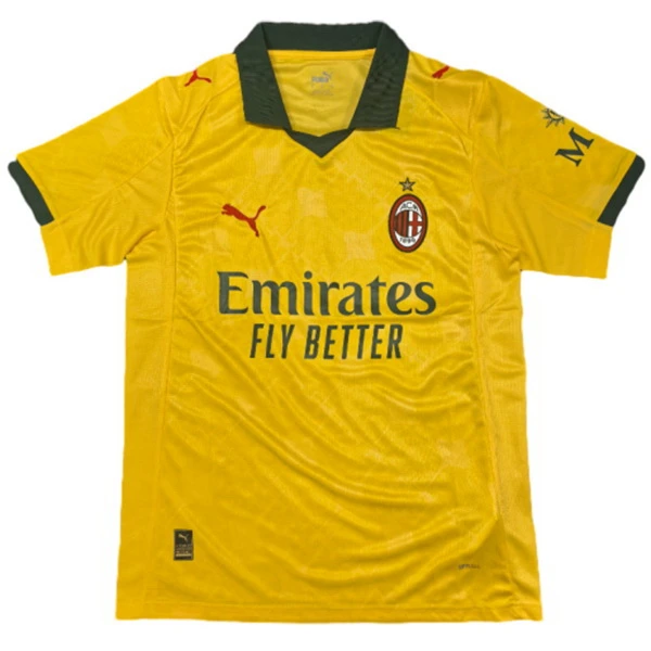 AC Milan Camiseta 2025 2026 Tercera Amarilla - Camiseta Ac Milan | 7camisetas