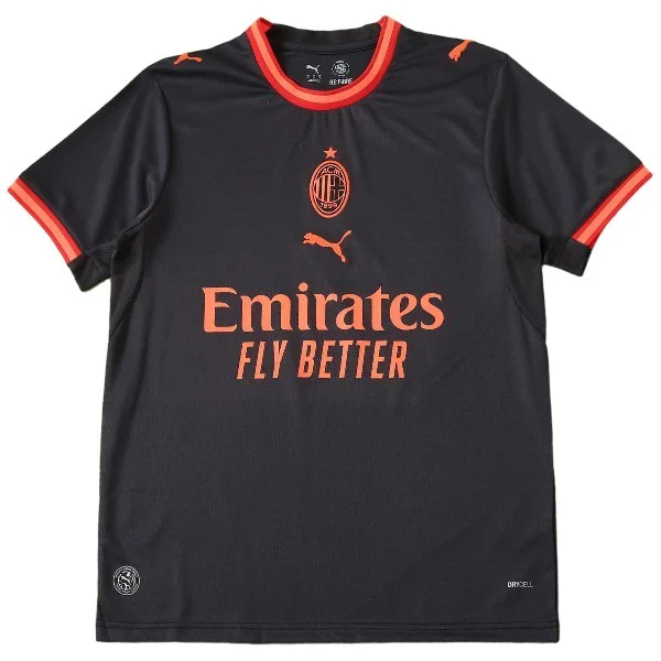 AC Milan Camiseta 2026 2027 Tercera Negra - Camiseta Ac Milan | 7camisetas