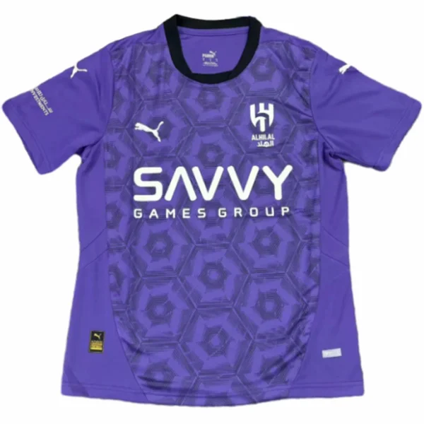 Tailandia Tercera Camiseta Al Hilal Saudi FC 2024 2025 Purpura Al Hilal Saudi Camiseta 2024 2025 Tercera Púrpura - Al Hilal Saudi Football Club Camiseta | 7camisetas