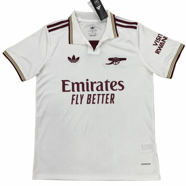 Arsenal Camiseta 2025 2026 Tercera Blanca - Camiseta Arsenal | 7camisetas