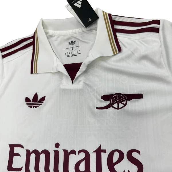 Arsenal Camiseta 2025 2026 Tercera Blanca - Camiseta Arsenal | 7camisetas
