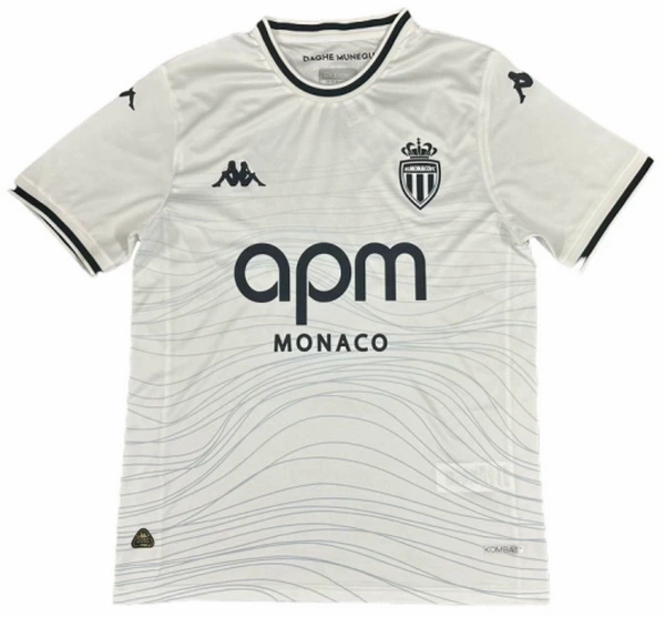 AS Monaco Camiseta 2024 2025 Tercera Blanca - Camiseta As Monaco | 7camisetas