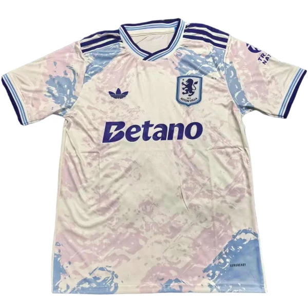 Aston Villa Camiseta 2025 2026 Tercera Blanca - Camiseta Aston Villa | 7camisetas