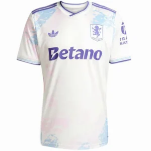 Aston Villa Camiseta 2025 2026 Tercera Blanca - Camiseta Aston Villa | 7camisetas