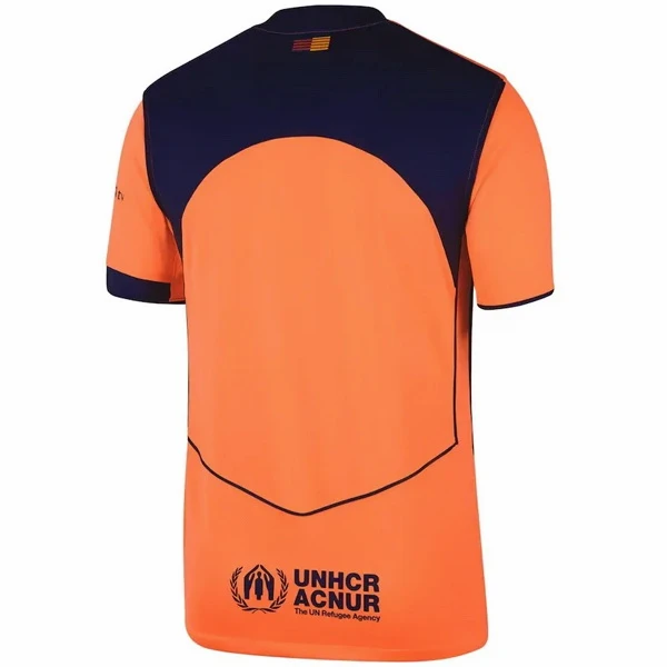 FC Barcelona Camiseta 2025 2026 Tercera Naranja - Camiseta Barcelona | 7camisetas