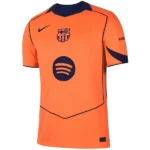 FC Barcelona Camiseta 2025 2026 Tercera Naranja - Camiseta Barcelona | 7camisetas