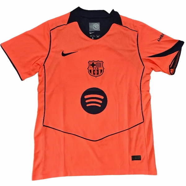 FC Barcelona Camiseta 2025 2026 Tercera Naranja - Camiseta Barcelona | 7camisetas