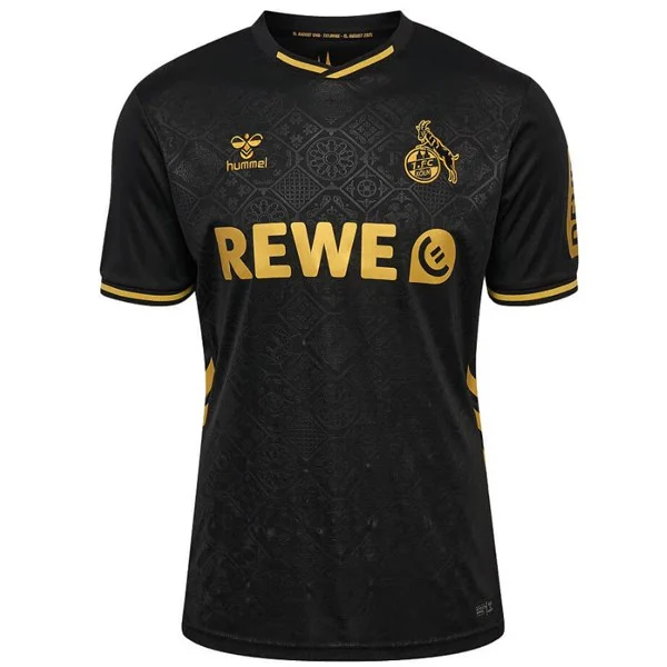 Tailandia Tercera Camiseta Colonia 2025 2026 Negro FC Colonia Camiseta 2025 2026 Tercera Negra - Camiseta Bundesliga FC Colonia | 7camisetas
