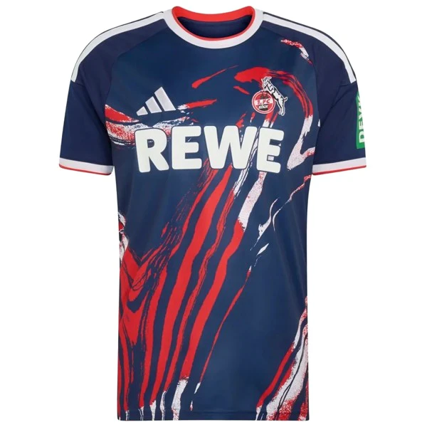 Tailandia Tercera Camiseta Colonia 2026 2027 Azul Rojo FC Colonia Camiseta 2026 2027 Tercera Azul - Camiseta Bundesliga FC Colonia | 7camisetas