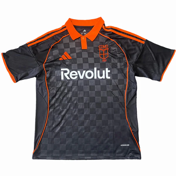 Como 1907 Camiseta 2025 2026 Tercera Negra - Camiseta Serie A Como 1907 | 7camisetas