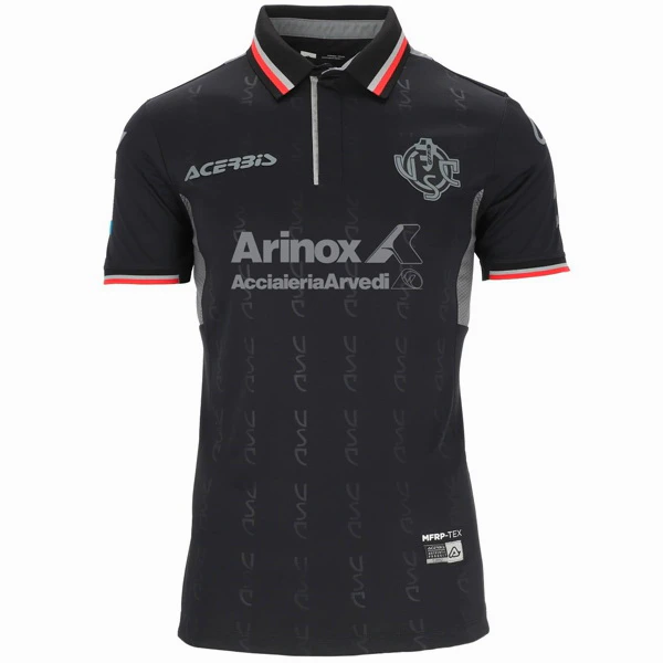 Tailandia Tercera Camiseta Cremonese 2025 2026 Negro Cremonese Camiseta 2025 2026 Tercera Negra - Camiseta Serie A Cremonese | 7camisetas