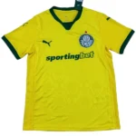 SE Palmeiras Camiseta 2025 2026 Tercera Amarilla - Camiseta Kidsuper X Se Palmeiras Graphic Masculina | 7camisetas