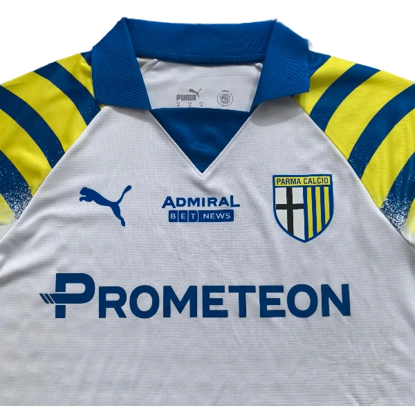 Parma Camiseta 2025 2026 Tercera Blanca - Camiseta Real Madrid Parmalat | 7camisetas
