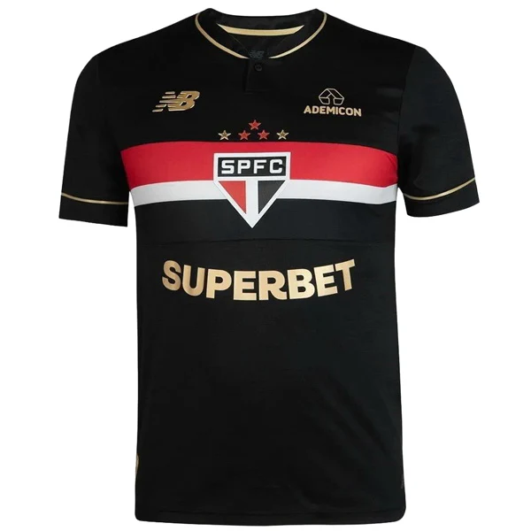 Tailandia Tercera Camiseta São Paulo 2025 2026 Negro São Paulo Camiseta 2025 2026 Tercera Negra - Camiseta São Paulo 2026 | 7camisetas