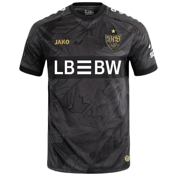 Tailandia Tercera Camiseta Stuttgart 2025 2026 Negro VfB Stuttgart Camiseta 2025 2026 Tercera Negra - Camiseta Vfb Stuttgart | 7camisetas