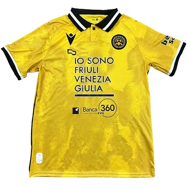 Udinese Camiseta 2025 2026 Tercera Amarilla - Camiseta Serie A Udinese | 7camisetas