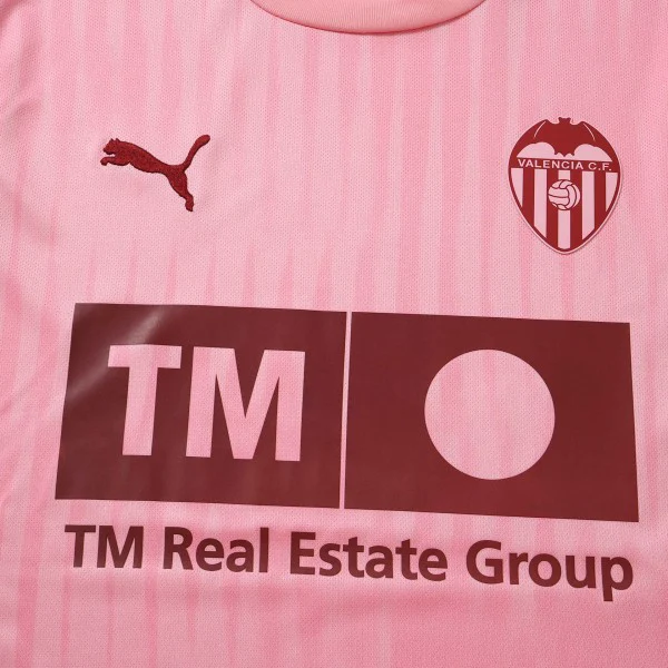 Valencia CF Camiseta 2026 2027 Tercera Rosa - Camiseta La Liga Valencia CF | 7camisetas