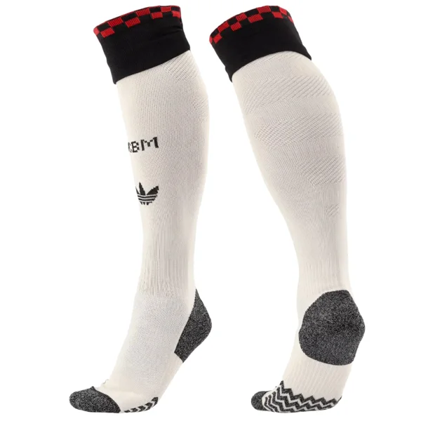 Tercera Calcetines Niños Bayern Múnich 2025 2026 Amarillo Blanco Bayern Múnich Niños Calcetines 2025 2026 Tercera Amarillo - Bayern Múnich Niños Barata | 7camisetas