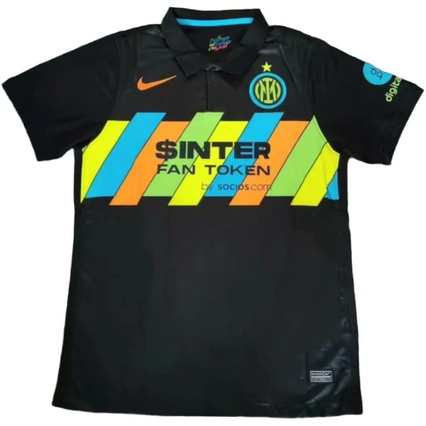 Inter Milán Camiseta 2021 2022 Tercera Negra - Camiseta Inter Milán 2027 | 7camisetas