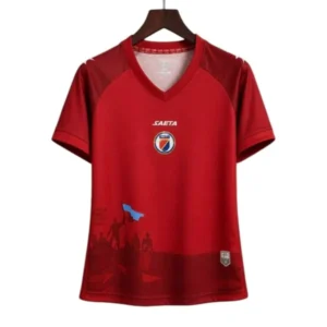 Haití Mujer Camiseta 2026 Tercera Roja - Camisetas De Futbol Personalizadas | 7camisetas