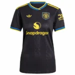 Manchester United Mujer Camiseta 2025 2026 Tercera Negra - Camiseta Manchester United Mujer | 7camisetas