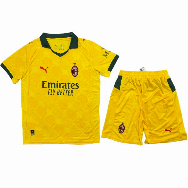AC Milan Conjunto 2025 2026 Tercera Amarillo - AC Milan Barata | 7camisetas