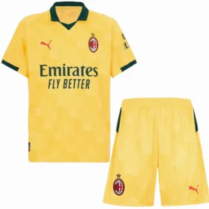 AC Milan Conjunto 2025 2026 Tercera Amarillo - AC Milan Barata | 7camisetas