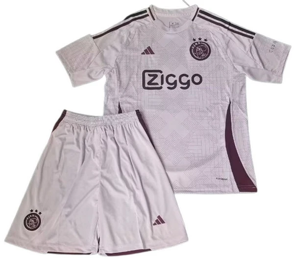 Ajax Conjunto 2024 2025 Tercera Blanco - Ajax Barata | 7camisetas