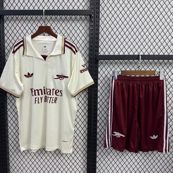 Arsenal Conjunto 2025 2026 Tercera Blanco - Arsenal Barata | 7camisetas