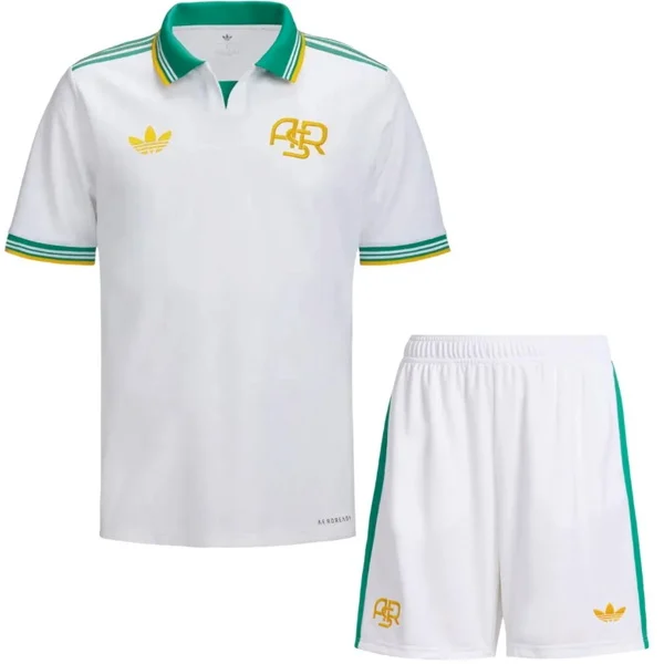 Tercera Conjunto De Hombre As Roma 2025 2026 Blanco AS Roma Conjunto 2025 2026 Tercera Blanco - AS Roma Barata | 7camisetas