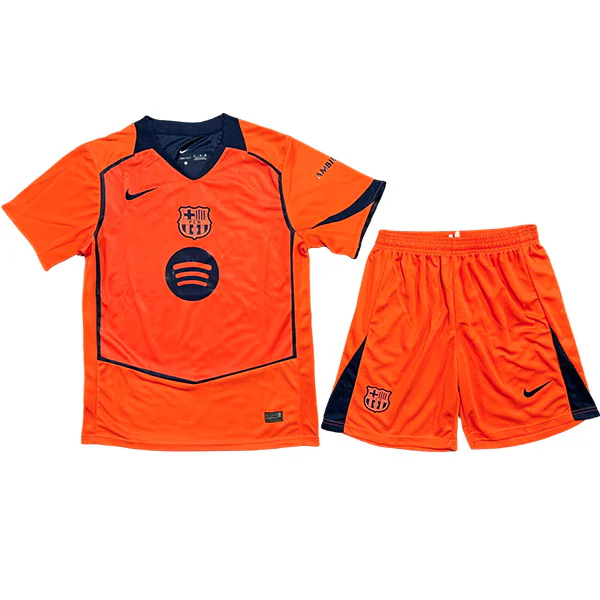 FC Barcelona Conjunto 2025 2026 Tercera Naranja - Tuta FC Barcelona | 7camisetas