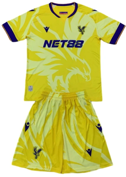 Crystal Palace Conjunto 2024 2025 Tercera Amarillo - Crystal Palace Barata | 7camisetas