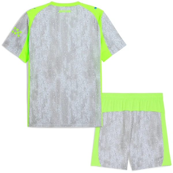 Manchester City Conjunto 2025 2026 Tercera Gris - Manchester City Barata | 7camisetas